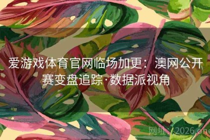 爱游戏体育官网临场加更：澳网公开赛变盘追踪·数据派视角