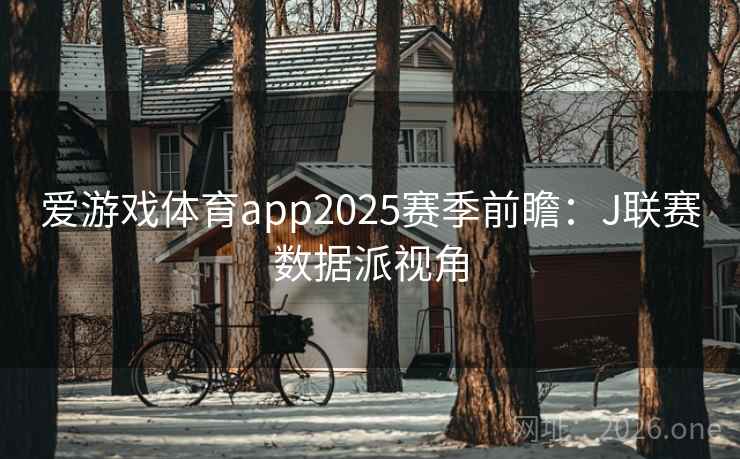 爱游戏体育app2025赛季前瞻：J联赛数据派视角