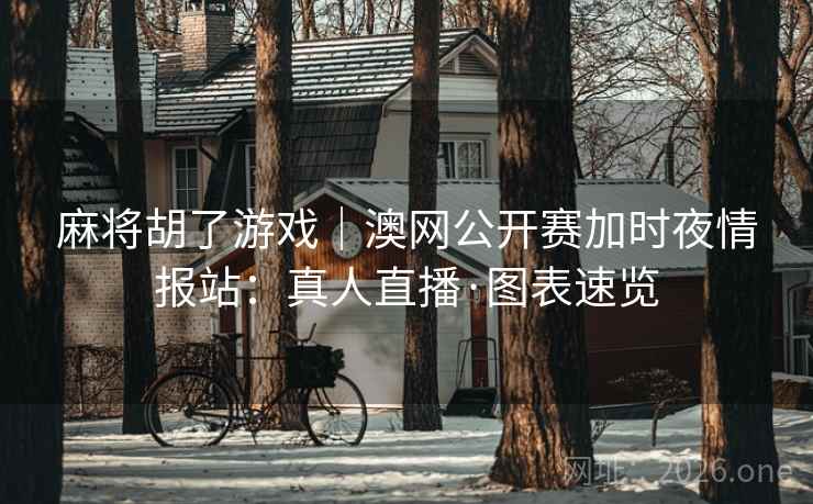 麻将胡了游戏｜澳网公开赛加时夜情报站：真人直播·图表速览