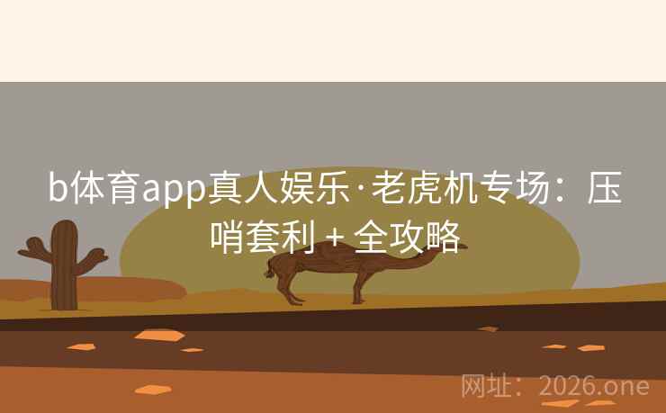 b体育app真人娱乐·老虎机专场：压哨套利 + 全攻略